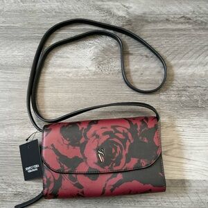 Simply Vera Red and Black Crossbody Bag